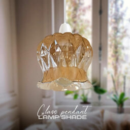 Modern Copper Glass Light Shade 12Cm, Lampshades For Ceiling Lights, Reducer Rings Pendant Light Shade - thumbnail 8