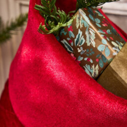 Dibor Set Of 4 Traditional Harrington Quilted Mix-Match Velvet Xmas Gift Decoration Christmas Stocking For Kids - thumbnail 4