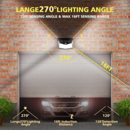 Outdoor Solar Motion Sensor Wall Light Led Security Lamps - thumbnail 2