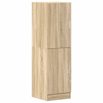 Berkfield Durable Kitchen Cabinet Sonoma Oak 38X41.5X131.5 Cm Engineered Wood - image 1
