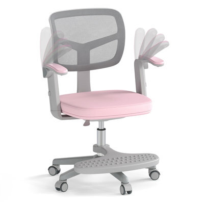 Gainoom Kids Pink Desk Chair Children Study Chair W/ Adjustable Height - image 1