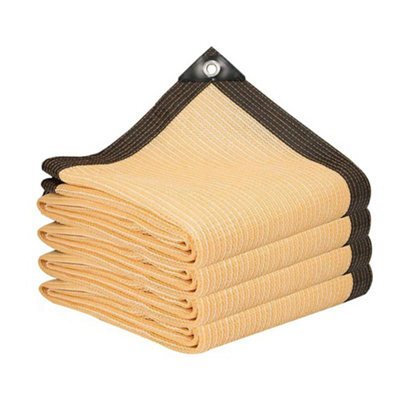 Beige 3X5M Rectangular Shade Sail Breathable Windproof - image 1