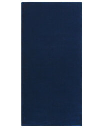 Beliani Navy Viscose Rug 80 X 150 Cm, Hand-Tufted Low Pile, Modern Rectangular - thumbnail 1