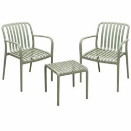 idooka 3Pc Garden Furniture Portable Bistro Set - thumbnail 2