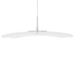 Luminosa Lighting Luminosa Modern Led Hanging Pendant Chrome, Clear, Warm White 3000K 550Lm - thumbnail 4