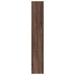 Berkfield Bookcase Brown Oak 80X24X143 Cm Engineered Wood - thumbnail 5