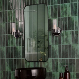Pagazzi Lighting Pagazzi Hannah Polished Chrome & Glass Bathroom Wall Light - thumbnail 2