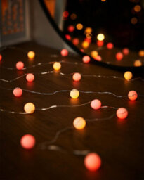 Werchristmas Pastel 80 Autumn Micro Led Berry Lights 6 M - thumbnail 1