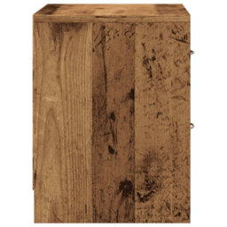 Berkfield Bedside Cabinet Old Wood 40X30X40 Cm Engineered Wood - thumbnail 6