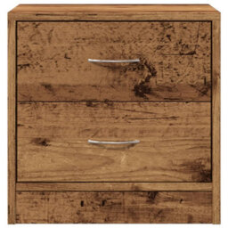 Berkfield Bedside Cabinet Old Wood 40X30X40 Cm Engineered Wood - thumbnail 4