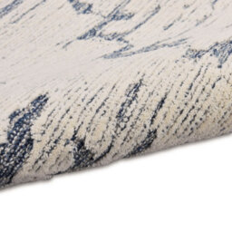 Blue Abstract Handmade Luxurious Modern Wool Rug For Bedroom & Living Room-259Cm X 351Cm - thumbnail 7