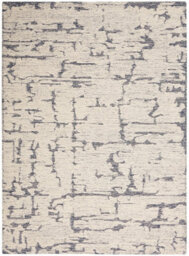 Blue Abstract Handmade Luxurious Modern Wool Rug For Bedroom & Living Room-259Cm X 351Cm - thumbnail 9