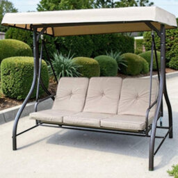 Garden Market Place Spare Roof Canopy For Our Garden 3 Seater Swing Seat Hammock Bed (Swing Seat Not Included) - thumbnail 3