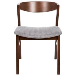 Beliani Set Of 2 Dining Chairs Maroa Wood Light Grey - thumbnail 5