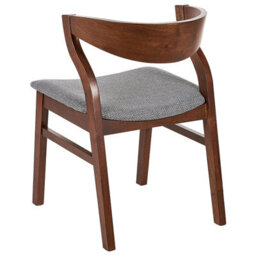 Beliani Set Of 2 Dining Chairs Maroa Wood Light Grey - thumbnail 6