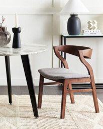 Beliani Set Of 2 Dining Chairs Maroa Wood Light Grey - thumbnail 2