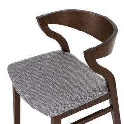 Beliani Set Of 2 Dining Chairs Maroa Wood Light Grey - thumbnail 7