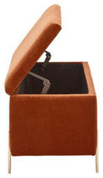 Gfw Mystica Velvet Storage Ottoman Russet - thumbnail 6