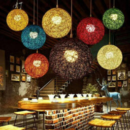Ledsone Modern 20Cm Ceiling Pendant 3 Light Shade,height Adjustable Hanging Pendant Light For Home Decor Blue, White & Green - thumbnail 4
