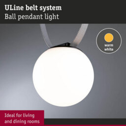 Paulmann 94616 Uline Led Pendant Ball 795Lm 8W 150 mm 3000K Black - thumbnail 6