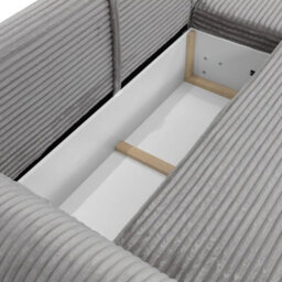 Bello Corner Sofa Bed Stylish Storage Equipped Contoured For Comfort Versatile Sleep Function For Modern Living Spaces Brown Left - thumbnail 5