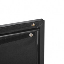 Beliani Desk - Black Frame With Dark Wood Top And Integrated Memo Boards, 60 X 118 Cm - thumbnail 7