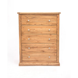 Cabinet Bits Salerno 5 Drawer Chest Of Drawers Chrome Knob - thumbnail 1