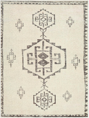 Livabliss Becki Owens Solana-Global Orange Black Living Dining Bedroom Rug 200 X 275 Cm Easy Care, Non Shedding - image 1
