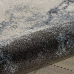 Abstract Ivory Grey Luxurious Modern Easy To Clean Living Room Bedroom & Dining Room Rug-66 X 229Cm (Runner) - thumbnail 4