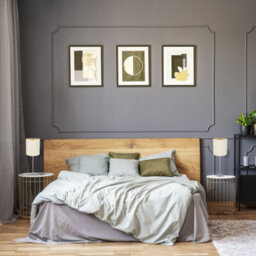Happy Homewares Contemporary And Sleek Taupe Linen Fabric 6 Cylindrical Lamp Shade 60W Maximum - thumbnail 6