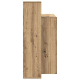 Berkfield Computer Desk Artisan Oak Engineered Wood Standard Compact Desk - thumbnail 5