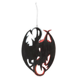 Anne Stokes Fire And Ice Dragon Hanging Ornament Red/white (One Size) - thumbnail 2