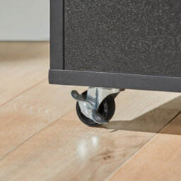 Sobuy Fkw113-Sch, Kitchen Trolley Cart Storage Trolley Serving Trolley Kitchen Cabinet, Black,w75Xd46Xh88 - thumbnail 7