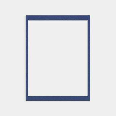 Ak Frames 12X16 Blue Picture Mounts To Fit 14X11 Aperture Size - Mount Board Only (No Frame Included) - image 1