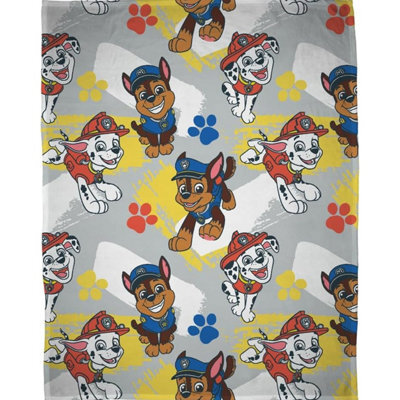 Paw Patrol Fleece Splodge Blanket Multicoloured (One Size) - image 1