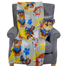 Paw Patrol Fleece Splodge Blanket Multicoloured (One Size) - thumbnail 2