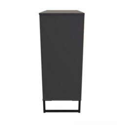 Beijing 5 Drawer Chest Of Drawers In Graphite (Ready Assembled) - thumbnail 2