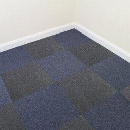 MonsterShop 40 X Carpet Tiles 10M2 Storm Blue And Anthracite - thumbnail 1
