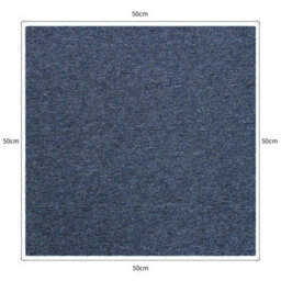 MonsterShop 40 X Carpet Tiles 10M2 Storm Blue And Anthracite - thumbnail 3
