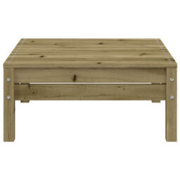 Walplus Garden Sofa 2-Seater With Footstool Impregnated Wood Pine - 127 X 127 X 62,5 Cm (W X D X H) - thumbnail 8