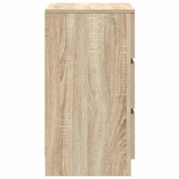 Berkfield Bedside Cabinets With 3 Drawers 2 Pcs Sonoma Oak 39X35X65 Cm - thumbnail 8
