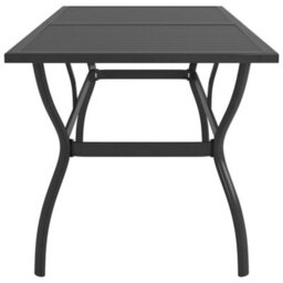 Berkfield Garden Table Anthracite 190X80X72 Cm Steel - thumbnail 3