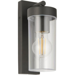 4 Pack Modern Outdoor Ip44 Wall Lantern Light - 15W E27 Gls Led - Dimmable - thumbnail 4