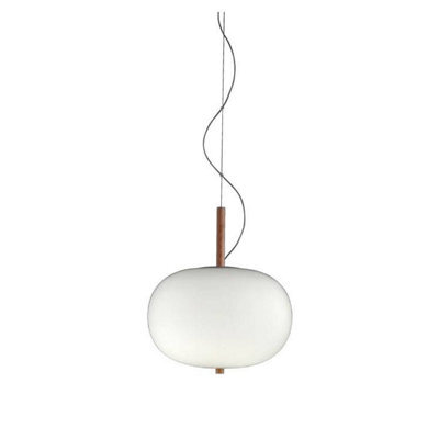 Luminosa Lighting Luminosa Ilargi Led Globe Ceiling Pendant Matt White Light Ash Phase Cut Dimming 32Cm 1315Lm 2700K