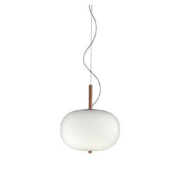 Luminosa Lighting Luminosa Ilargi Led Globe Ceiling Pendant Matt White Light Ash Phase Cut Dimming 32Cm 1315Lm 2700K