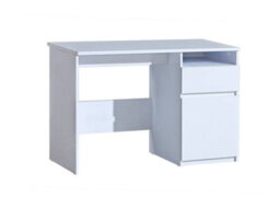 Arte Arca Ar7 Computer Desk - Sleek Minimalism In Arctic White, H795mm W1200mm D520mm