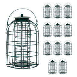 Samuel Alexander Pack Of 12 Wild Bird Fat Ball Feeder With Squirrel Guard - thumbnail 8