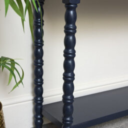 Melody Maison Navy Blue Bobble 2 Drawer Console Table 110Cm X 78Cm - thumbnail 5