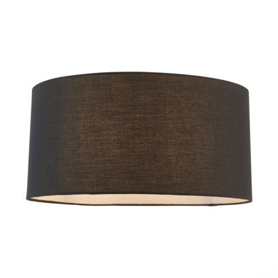 Luminosa Lighting Luminosa Cylinder Straight Sided Cylinder Shade Black Fabric - image 1