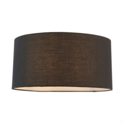 Luminosa Lighting Luminosa Cylinder Straight Sided Cylinder Shade Black Fabric - thumbnail 1